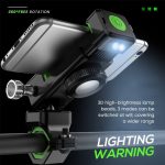 Cycling Illuminated Compass Phone Holder
