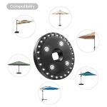 Patio Umbrella Light Pole Mounted - 图片 6