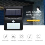 20 LED Solar Lamps Outdoor, Super Bright Wall Lamp with Motion Sensor - 图片 5